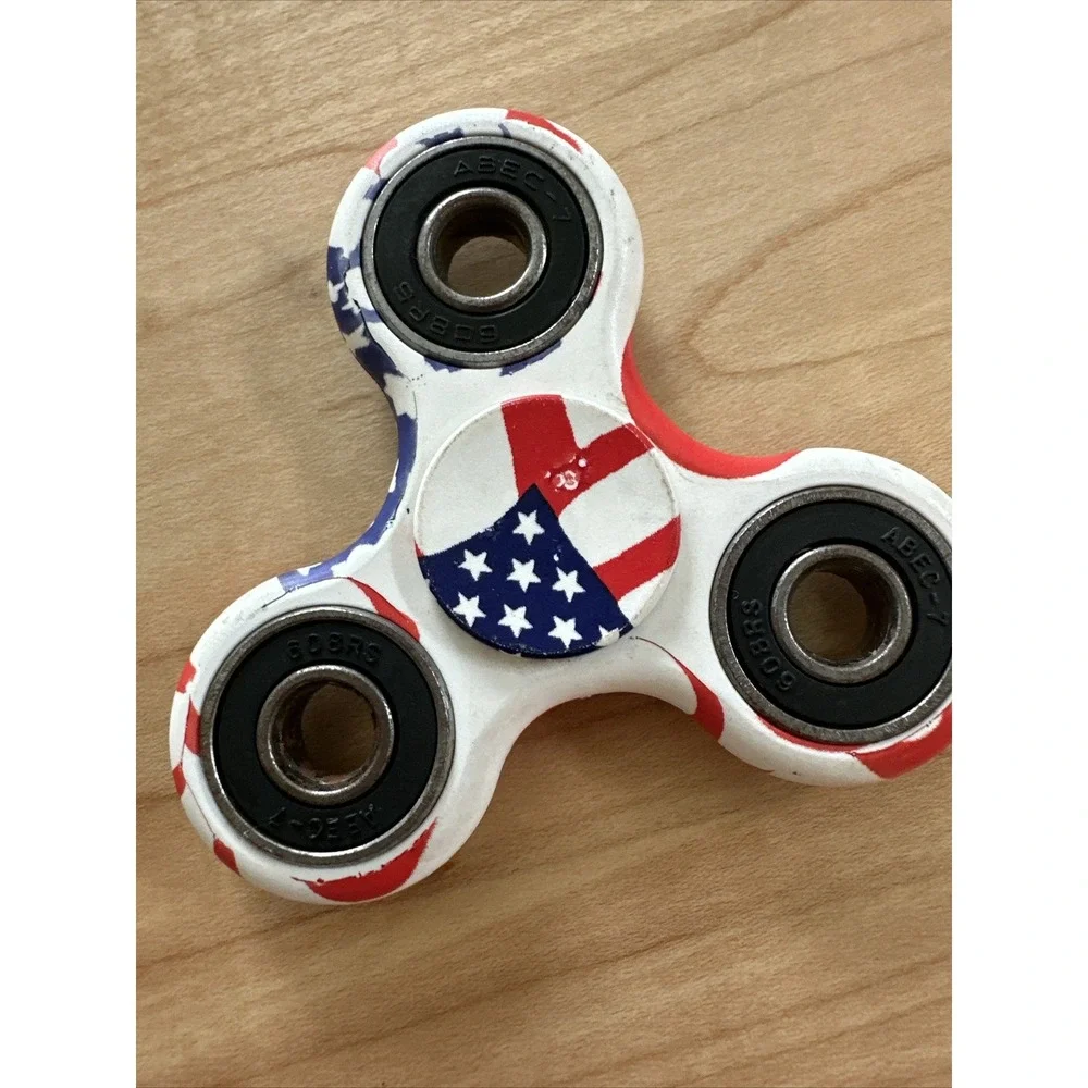 Fidget Spinners - Lot Of 6 Pre Owned Metal Transformer And Copper Color Penny